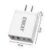 ENKAY FC-002 55W Quick Charger, Dual USB-A & USB-C, 4 Ports, EU Plug - 4