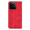 For Honor 200 Red Retro-skin Magnetic Leather Phone Case - 3