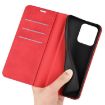 For Honor 200 Red Retro-skin Magnetic Leather Phone Case - 6