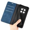 For Honor Magic7 5G Retro-skin Leather Phone Case - Dark Blue - 6