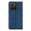 For Honor X8c Retro-skin Magnetic Leather Phone Case - Dark Blue - 3