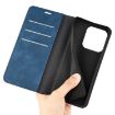 For Honor X8c Retro-skin Magnetic Leather Phone Case - Dark Blue - 6