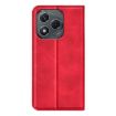 For Honor 400 Lite Red Retro-skin Magnetic Leather Phone Case Global - 3
