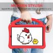 NEC Lavie Tab T9 9" 2024 Red EVA Shockproof Tablet Case with Holder - 5