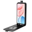 For Honor 400 Global R64 Black Leather Phone Case - Vertical Flip - 4