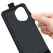 For Honor 400 Global R64 Black Leather Phone Case - Vertical Flip - 5