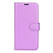 For Honor 400 Litchi Texture Flip Leather Phone Case with Holder Purple - 2