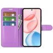 For Honor 400 Litchi Texture Flip Leather Phone Case with Holder Purple - 4