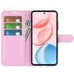 For Honor 400 Pink Litchi Texture Flip Leather Phone Case with Holder - 4
