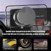 T29 Adjustable Magnetic Car Phone Mount - Suction Cup Holder (White) - 3