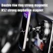 T29 Adjustable Magnetic Car Phone Mount - Suction Cup Holder (White) - 4