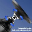 T29 Adjustable Magnetic Car Phone Mount - Suction Cup Holder (White) - 8