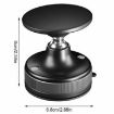 T29 Adjustable Magnetic Car Phone Mount - Suction Cup Holder (White) - 9
