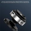 X9C Silver Wireless Charging Car Phone Holder - Magnetic Suction Stand - 6