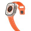 Apple Watch Band 46/49/45/44mm Mesh Reverse Buckle Silicone Dark Gray - 7