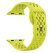 Lime Silicone Mesh Reverse Buckle Band for Apple Watch 42/41/40/38mm - 3