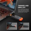 VRRIIS 093 Wireless HDMI Extender - HD Video Transmitter Receiver (Black+Orange) - 6
