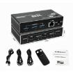K1 2 Ports USB-C KVM Switch: 4K 120Hz HDMI, HDCP 2.3, USB 3.0, RJ45 - 8