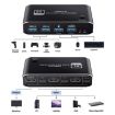 K4 Laptop Game Console 8K Ultra HD USB 3.0 KVM Switch HDMI 2.1 - 2