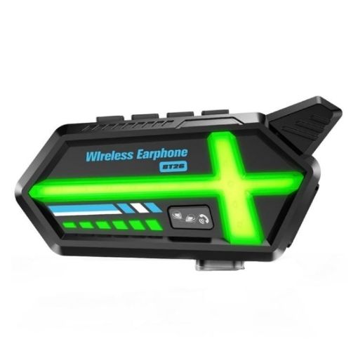 BT26 Waterproof 500m Intercom Motorcycle Helmet Bluetooth Headset - 1