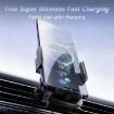 SD06 Wireless Charging Car Air Vent Mount - Anti Shake, Auto Clamping Stand - 3