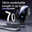 SD06 Wireless Charging Car Air Vent Mount - Anti Shake, Auto Clamping Stand - 5
