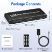 JQF2 4K HDMI Multiviewer Seamless Switcher 6x1 EU Plug Display Splitter - 9
