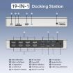 WAVLINK UG69PD12 DisplayLink Docking Station for Quad Monitors - AU Plug - 2