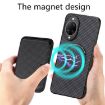 Huawei nova 14 Carbon Fiber Leather Magsafe Phone Case - Black - 3