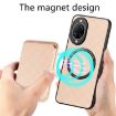 Huawei nova 14 Pro Khaki Carbon Fiber Leather Magsafe Card Case - 3