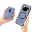 Huawei nova 14 Pro Khaki Carbon Fiber Leather Magsafe Card Case - 8