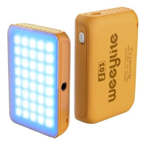 Weeylite S03 Portable RGB Light for Video & Photography - Yellow - 1