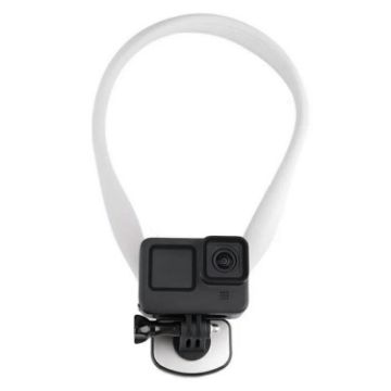 Neck Strap Mount Silicone Metal Bracket for GoPro/Insta360/DJI Cameras - 1