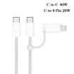 PD41 GaN PD 45W USB Charger + USB-C/8 Pin Cable for iPhone, EU Plug - 4