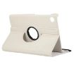 Samsung Galaxy Tab A9 8.7 ENKAY 360 Rotation Leather Case White - 2