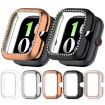 Vivo/iQOO Watch GT Diamond Half Coverage PC Case - Frosted Starlight - 6