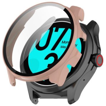 Ticwatch Pro 5 Enduro Cherry Pink Tempered Film PC Protective Case - 1