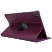 iPad Pro 13 2024 ENKAY 360 Rotation Leather Case - Dark Purple - 2