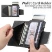 Suteni Black Denim Card Box with Buckle Button - Auto Pop Out Feature - 5