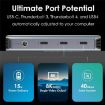 WAVLINK UTD49T 100W PD USB-A Thunderbolt 4 Hub Adapter (UK Plug) - 8