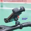 360 Rotation Motorcycle Bicycle Handlebar Mirror Phone Mount Z012 - 7