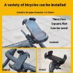 360 Rotation Motorcycle Bicycle Handlebar Mirror Phone Mount Z012 - 9