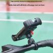 Z012 360 Rotation Motorcycle/Bicycle Handlebar Rearview Mirror Phone Mount - 3