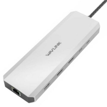 WAVLINK UMD309 Dual HD 10Gbps USB-A/C Docking Station 10-in-1 HUB PD100W - 1