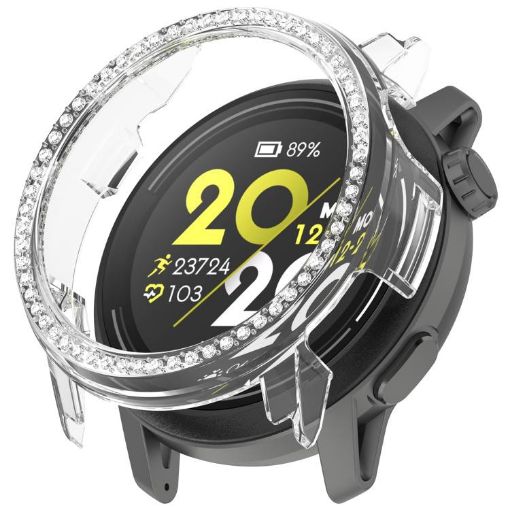 COROS Pace 2 Transparent Diamond Half Coverage Watch Protective Case - 1