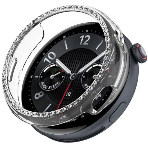 Vivo Watch 5 Transparent Diamond Half Coverage Protective Case - 1