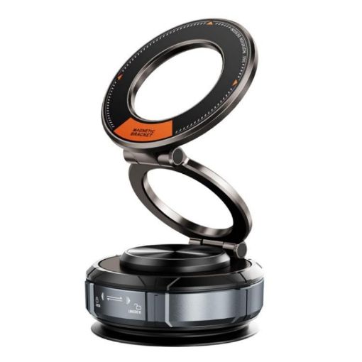 SD07 Magnetic 360 Adjustable Car Phone Holder Stand - Vacuum Suction Mount - 1