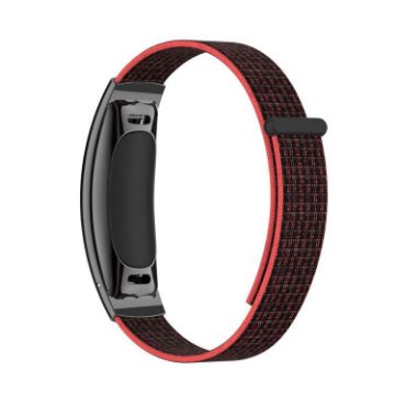Mosquito Repellent Bracelet - Essential Oil Wristband, Red Black Stripe - 1
