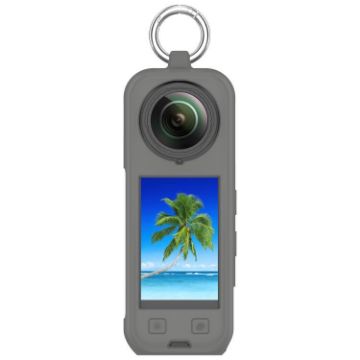 Insta360 X5 Dark Gray Silicone Protective Case - Durable Camera Cover - 1