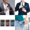 Suteni Blue Denim Double-Sided Card Slot Button Eject Card Box - 6